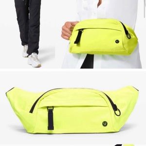 Lululemon On The Beat Belt Bag Highlight Yellow Neon Fanny Pack